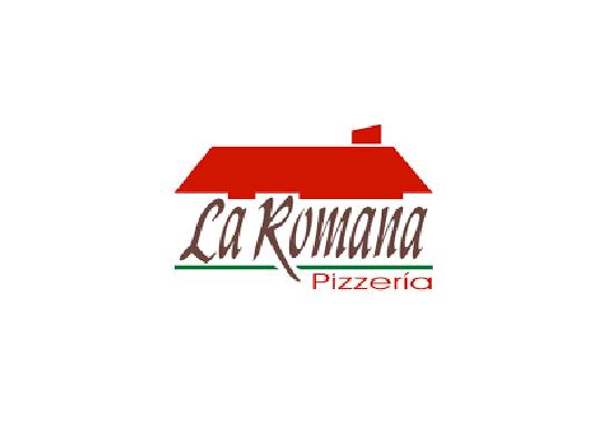 logotipo de franquicia pizzera la romana